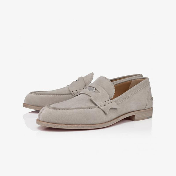 Suede Penny loafers Leather