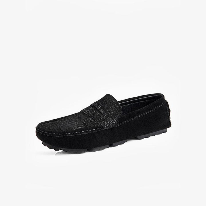 Alligator Tassel Driving Loafers.