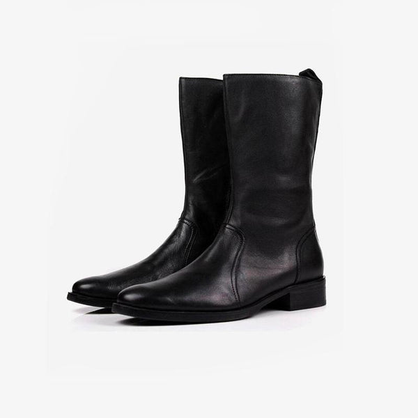 Men's Boots Cowhide Classic Black