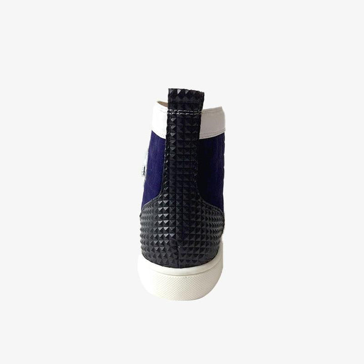Multicolor Red Spikes Flat Mens Sneakers - ARNO CONTI