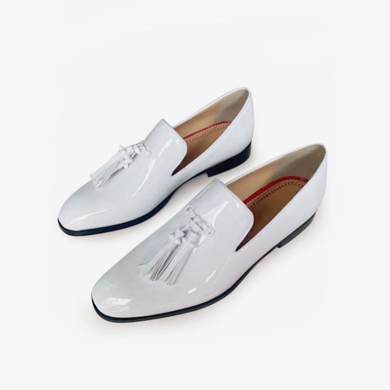 men's white dress loafers Men's Dress Slip-On Loafers – ARNO CONTI
