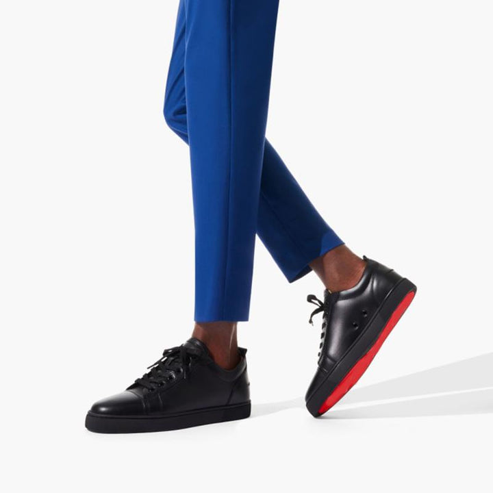 Low Trainers Plain Leather Sneakers - ARNO CONTI