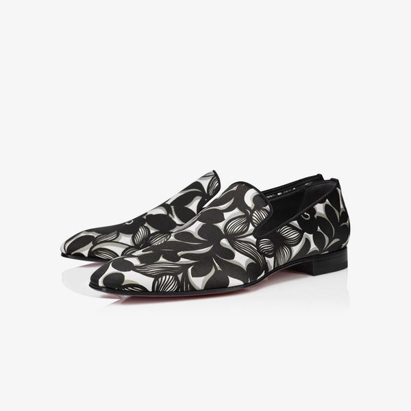 Satin Loafers Petunia Printed