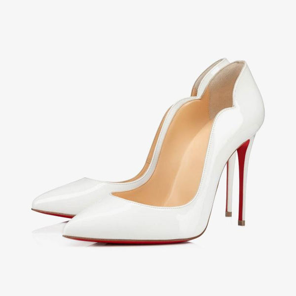 Snow White Patent Leather Pumps