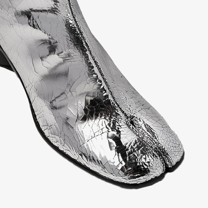 Broken Mirror Finish Split-Toe Boots Men's - Arno Conti Shoe