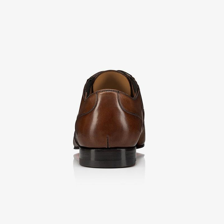 Brown Layout Cut Lace-up Shoes - ARNO CONTI