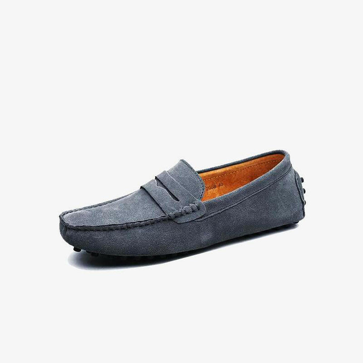 Suede Moccasin Loafers.