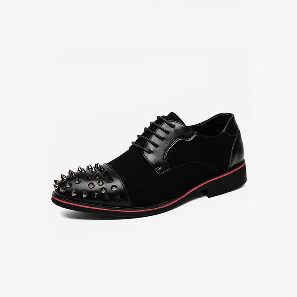 Dress Shoes Stylish Rivets Lace Up