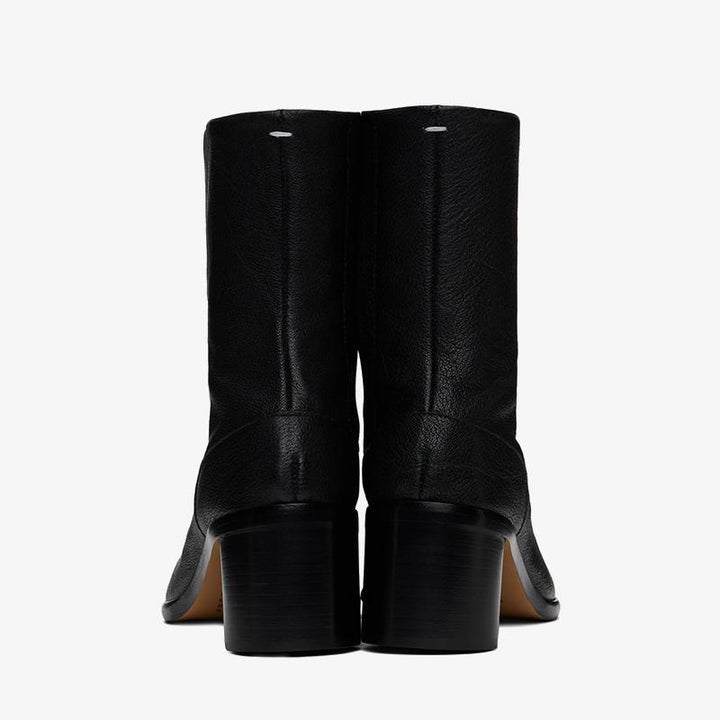 Grained Leather Boots 60 mm Heel Women's - Arno Conti Shoe
