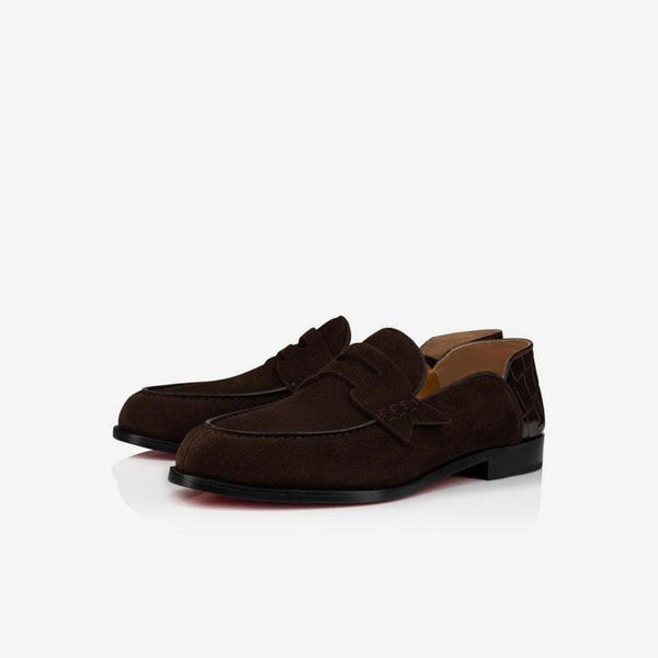 Loafer Suede Leather Buckle