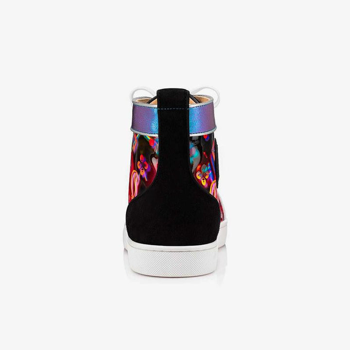 Laser Pattern Sneakers Shoes Leather - ARNO CONTI
