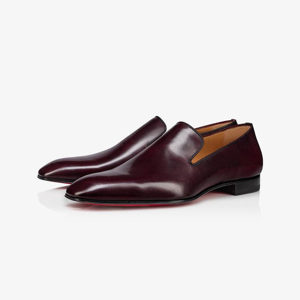 Flat Calf Leather Low Top Loafers