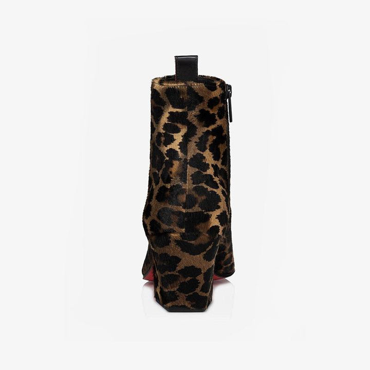 Brown leopard Print Boots - ARNO CONTI
