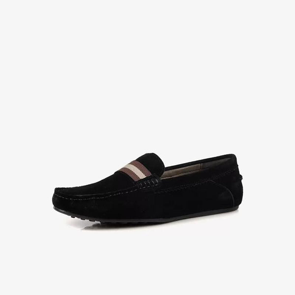 Sleek Suede Driving Loafers