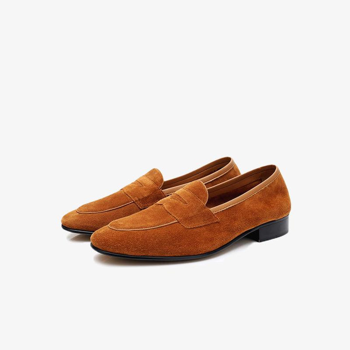 Classic Suede Penny Loafers.