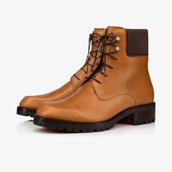 Brown Hiking Lug SoleBoot