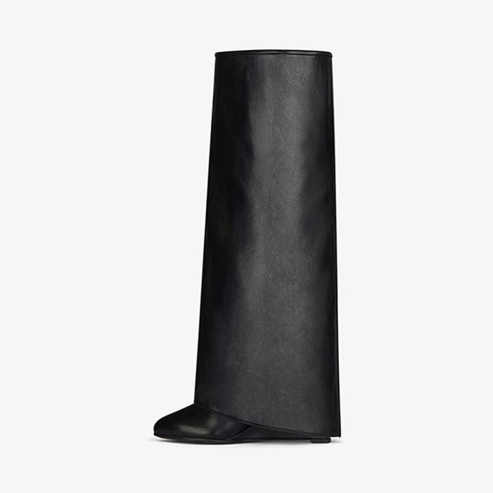 Contemporary Black Tumbled High Boots - Arno Conti Shoe