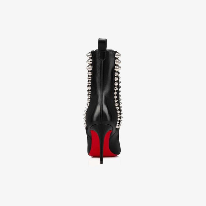 Silver Spikes Ankle Boot - ARNO CONTI
