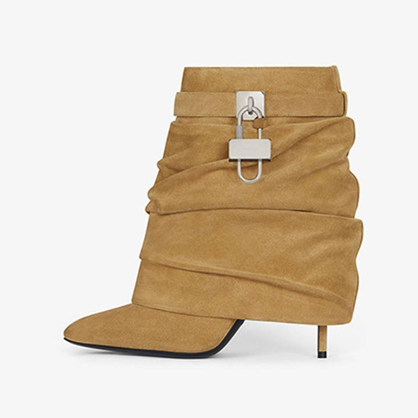 Elegant Hazel Suede Ankle Boots