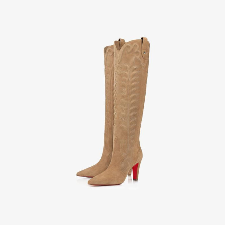 Wild West Brown Suede Boots - ARNO CONTI