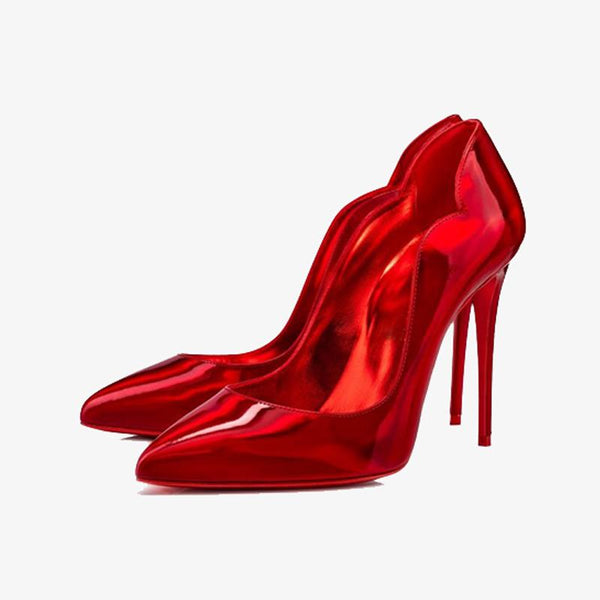 Red Patent Leather Pump