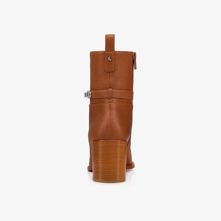 Brown Calfskin Ankle Boot - ARNO CONTI