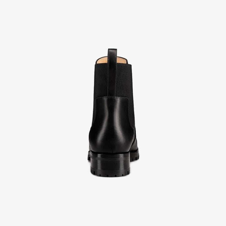 Classic Black Calfskin Ankle Boot - ARNO CONTI