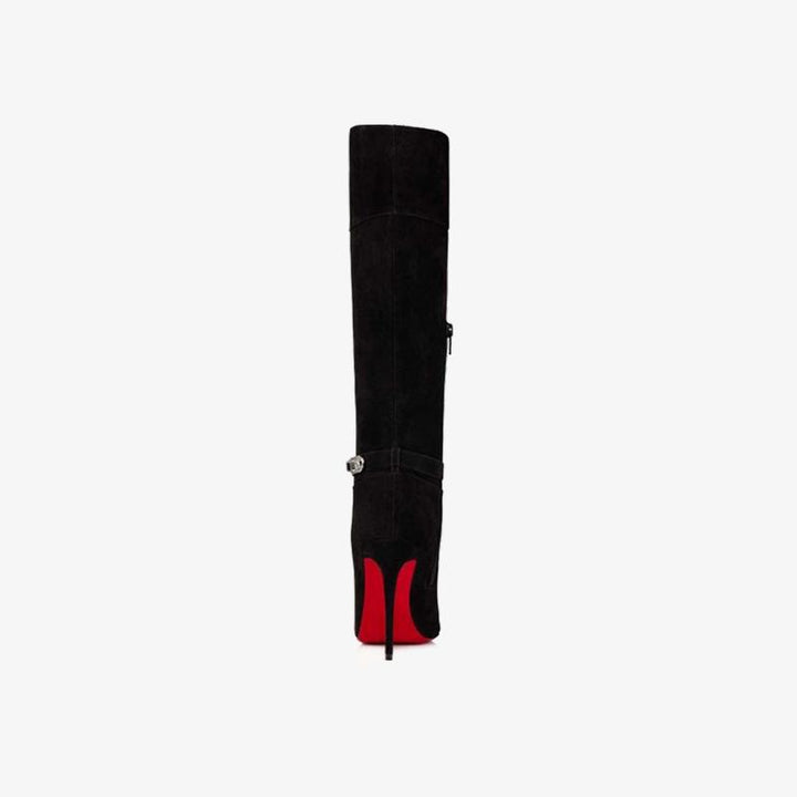 Iconic Black Suede Boot - ARNO CONTI