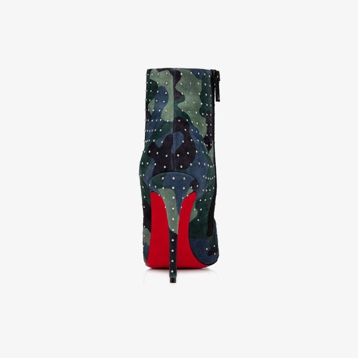 Camouflage Suede Ankle Boot - ARNO CONTI
