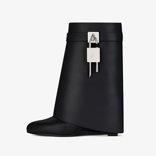 Classic Black Slip-On Ankle Boots