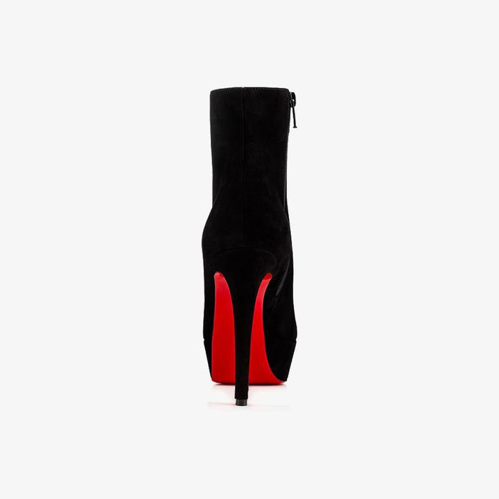 Bold Suede Ankle Boot 120 mm Heel - ARNO CONTI