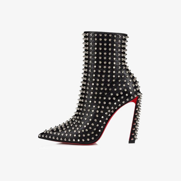 Elegant Black Leather Ankle Boot - ARNO CONTI