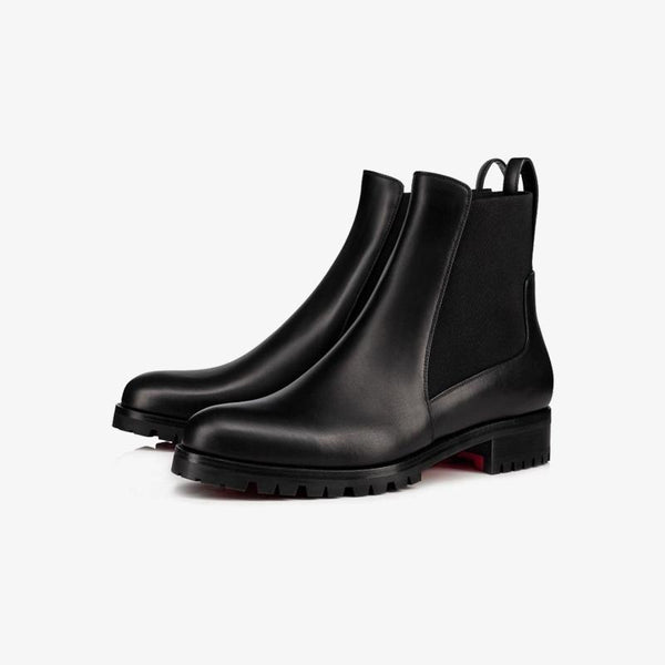 Classic Black Calfskin Ankle Boot