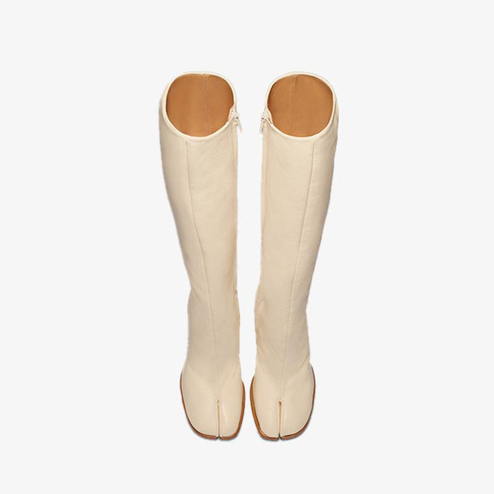 Vintage Soft Calf Leather Knee-High Boots - Arno Conti Shoe