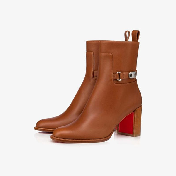 Brown Calfskin Ankle Boot - ARNO CONTI