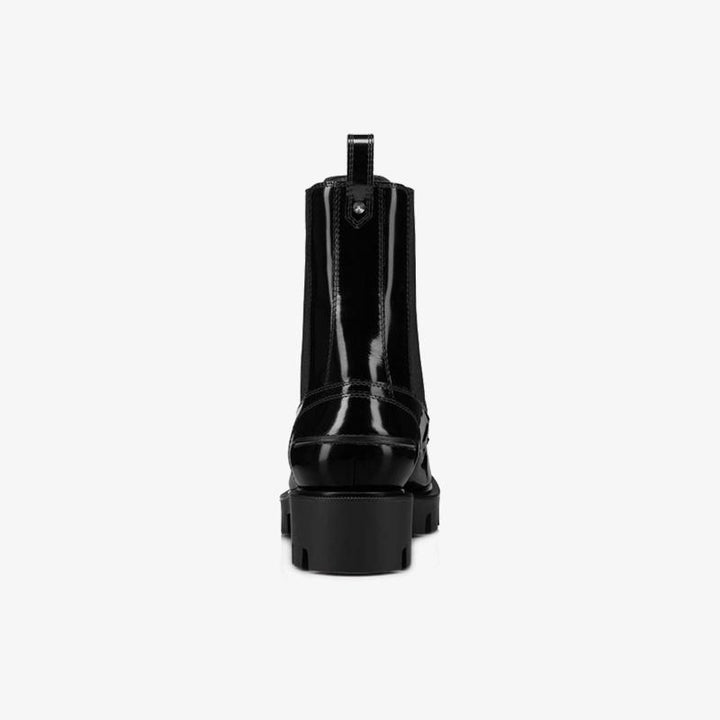 Black Leather Urban Ankle Boot - ARNO CONTI