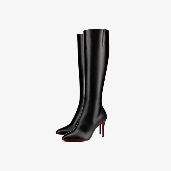 Iconic Black Calfskin Ankle Boots