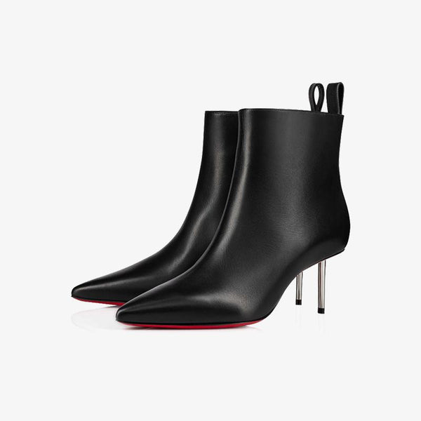 Elegant Pointed Toe Leather Boot