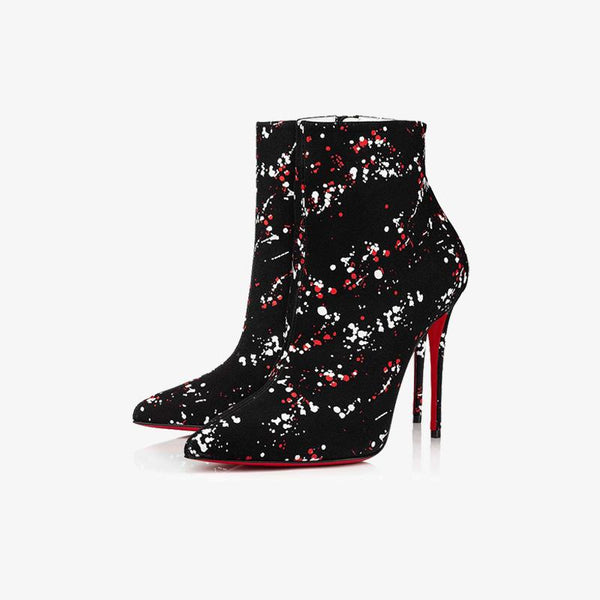 Splash Effect Ankle Boot