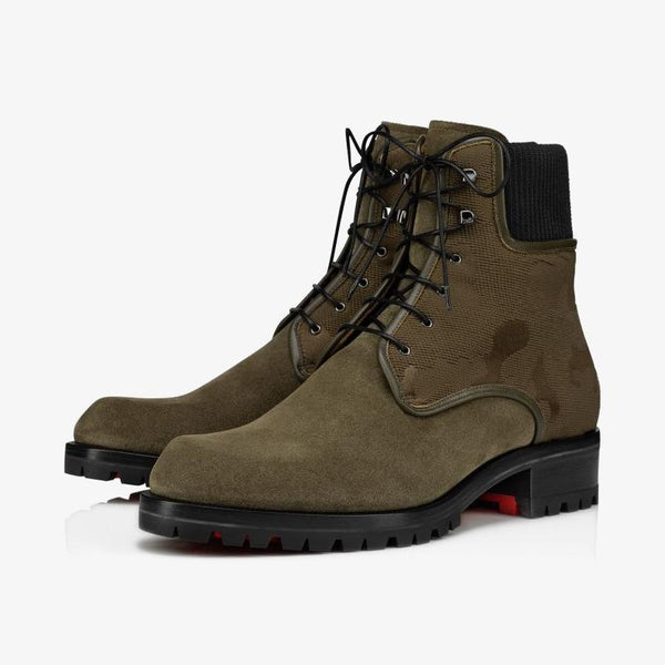 Brown Camouflage Boot