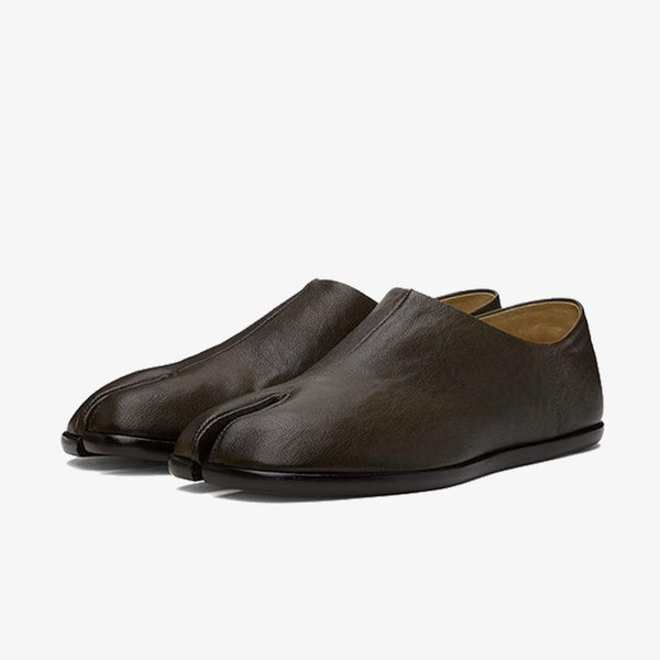 Calf Leather Ankle Boots Curved Heel - Arno Conti Shoe