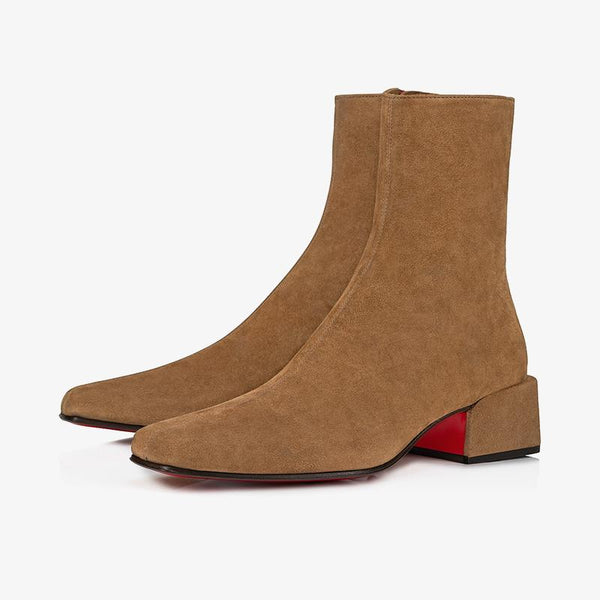 Brown Suede Ankle Boot