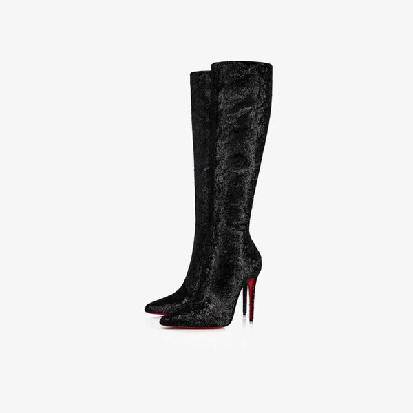 Velvet Tall Boots