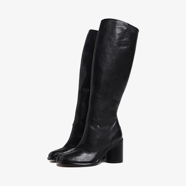 Vintage Soft Leather Knee-High Boots