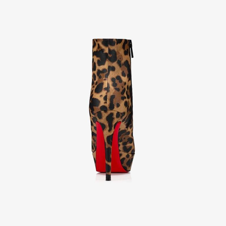 Leopard Print Ankle Boot with 120mm Heel - ARNO CONTI