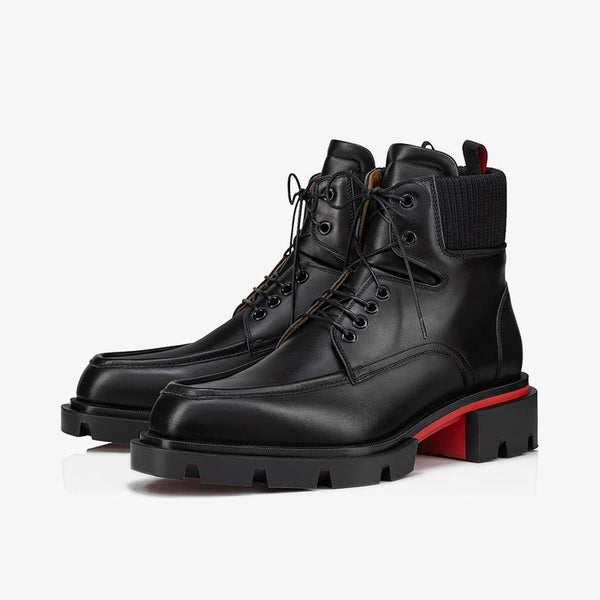 Black Calf Leather Ankle Boot - ARNO CONTI