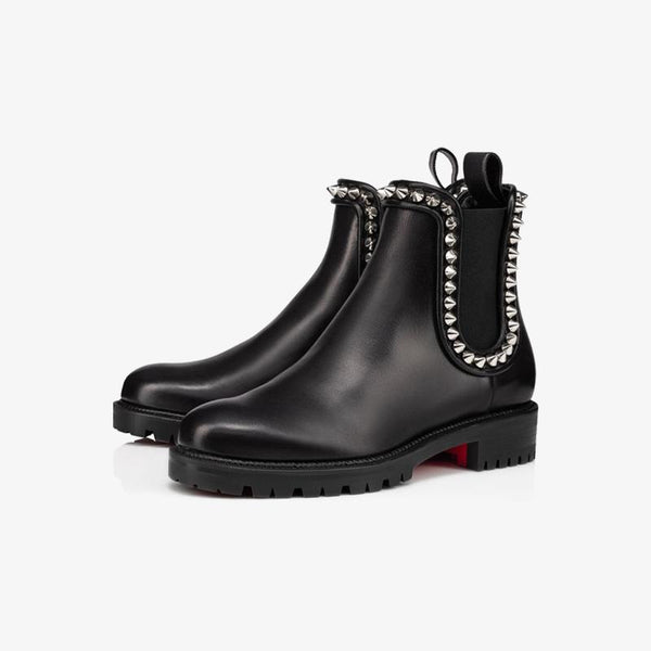 Modern Black Leather Boot