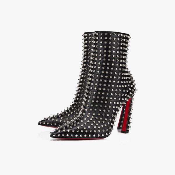 Elegant Black Leather Ankle Boot - ARNO CONTI