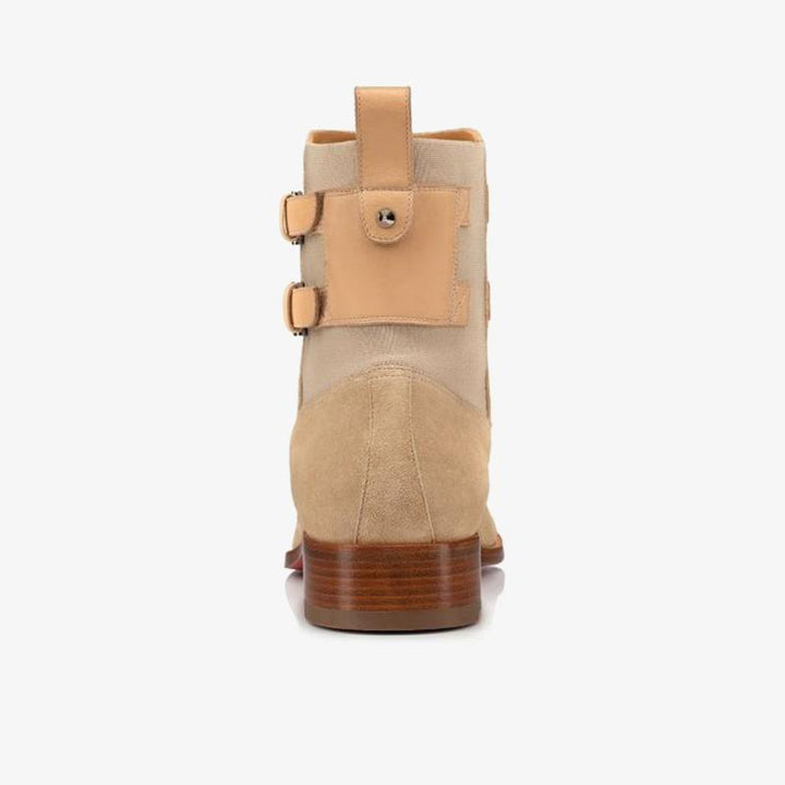 Elegant Brown Suede Ankle Boots - ARNO CONTI