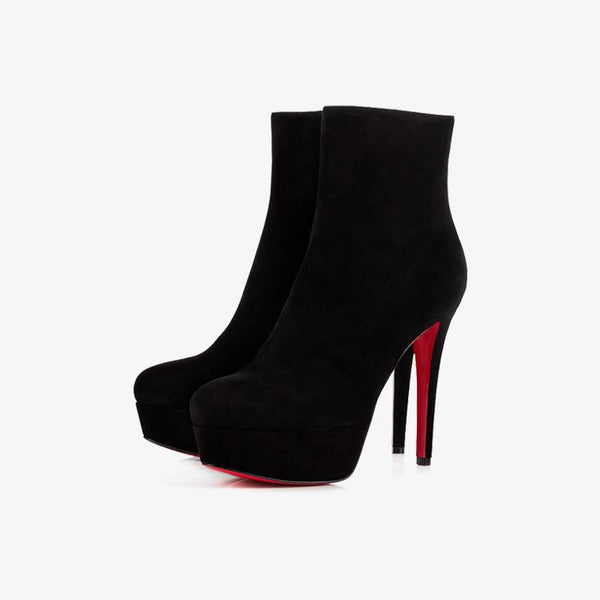 Bold Suede Ankle Boot 120 mm Heel